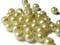 40 12mm Pale Yellow Large Hole Pearls Antique Ivory European Beads